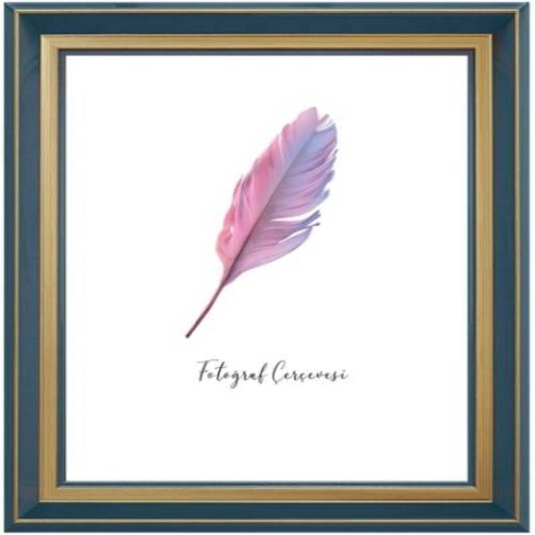 fotograf-cercevesi-21x30-cm-ic-o (1) Fotoğraf Çerçevesi - 21x30 cm İç Ölçü - 25x34 cm Dış Ölçü - Mavi & Sarı Renk - Görsel 1