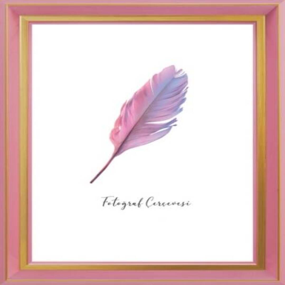 fotograf-cercevesi-21x30-cm-ic-o Fotoğraf Çerçevesi - 21x30 cm İç Ölçü - 25x34 cm Dış Ölçü - Pembe & Sarı Renk - Görsel 1
